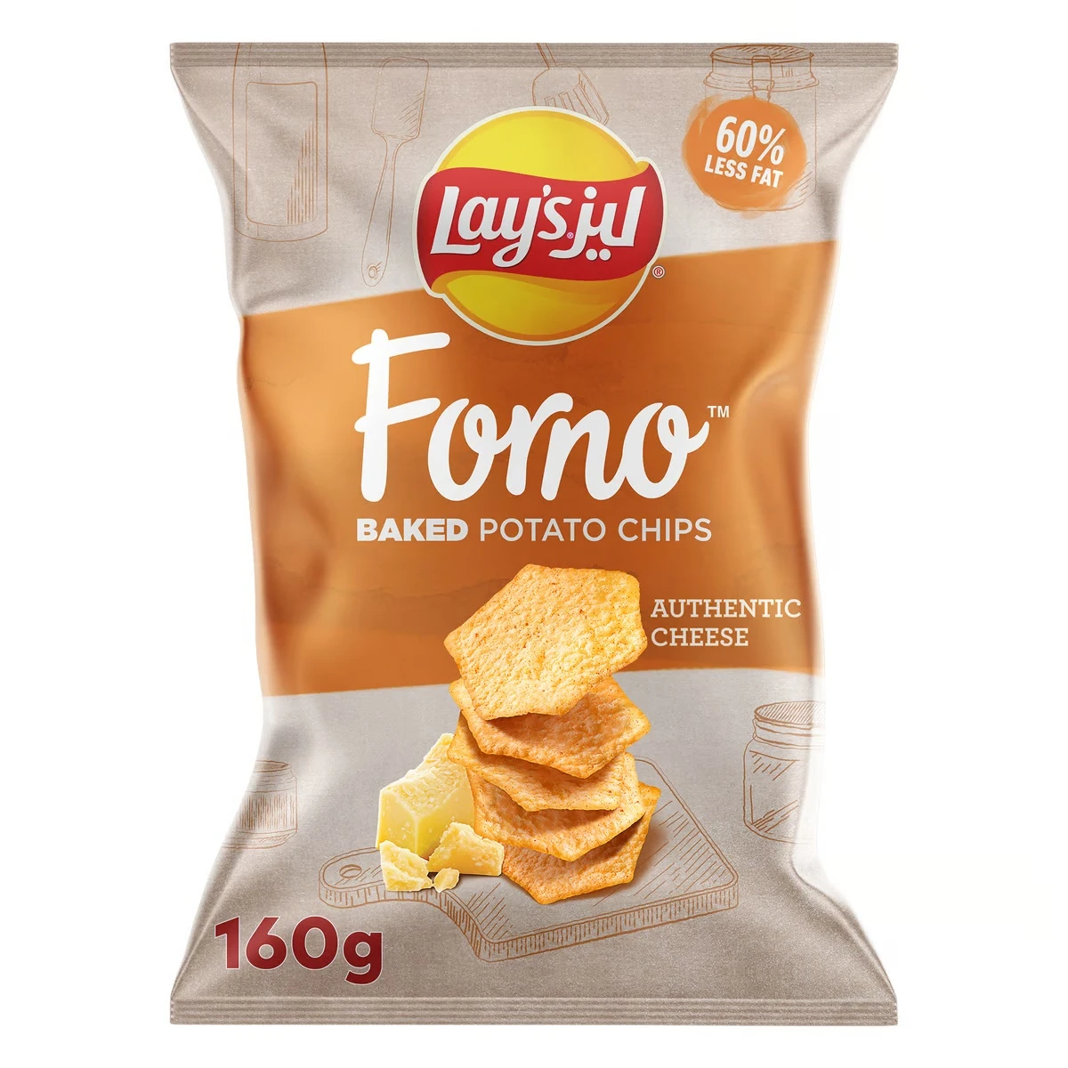 Lays Forno Authentic Cheese 160 g